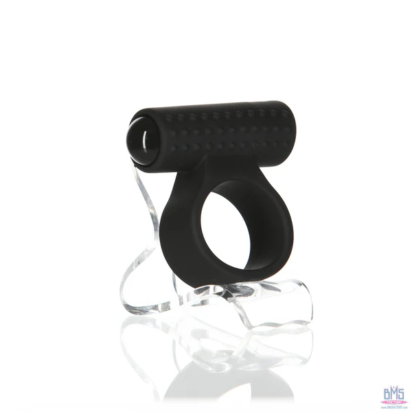 PowerBullet – Cosmic Ring – Vibrating Cock Ring – Black