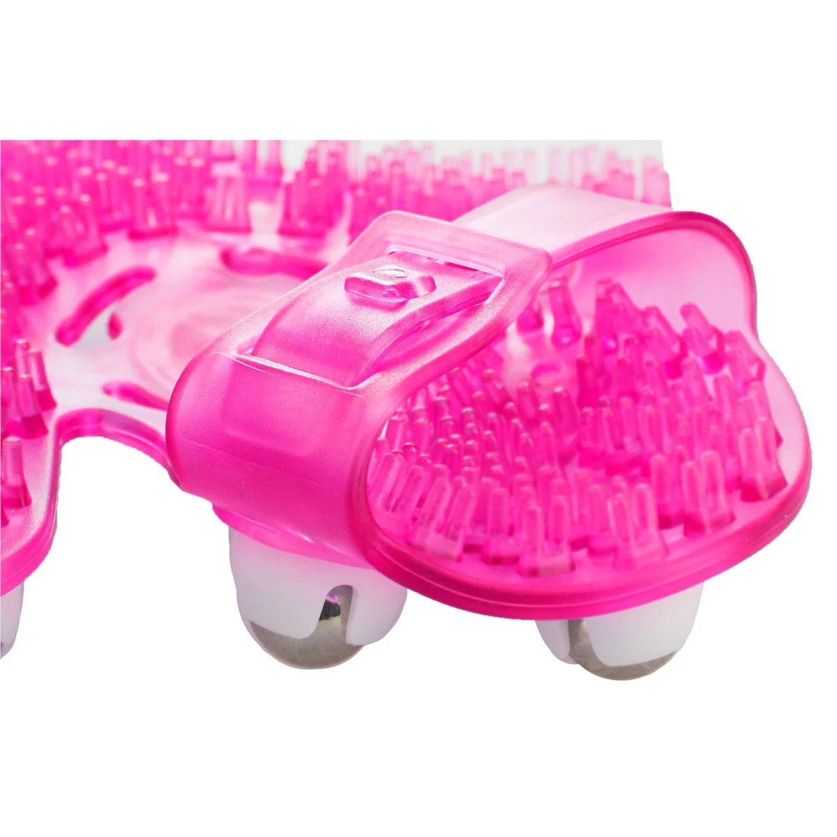 Simple and True Roller Balls Massage Glove - Pink