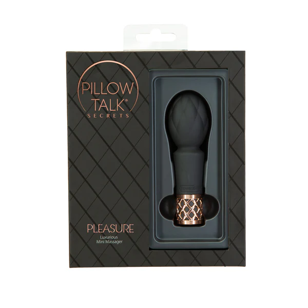 Pillow Talk® Secrets - Pleasure - Clitoral Vibrator Wand - Black