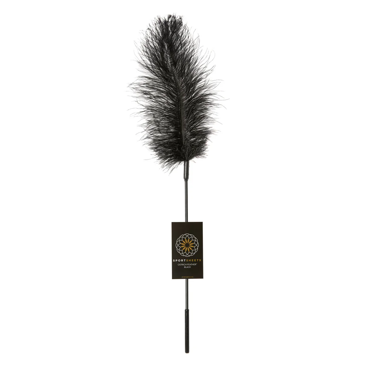 Sportsheets Ostrich Feather Tickler – Black