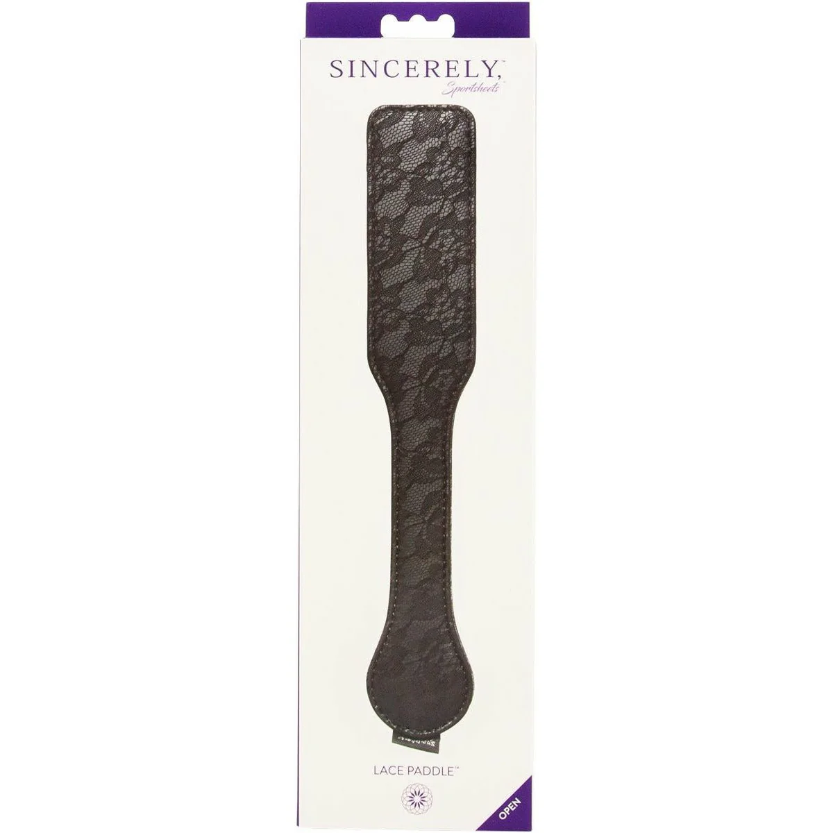 Sportsheets Sincerely - Lace Paddle - Black