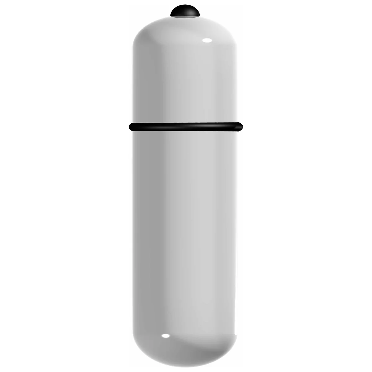 Power Bullet- 3-Speed 6-Inch Bullet Vibrator - Battery Operated- White