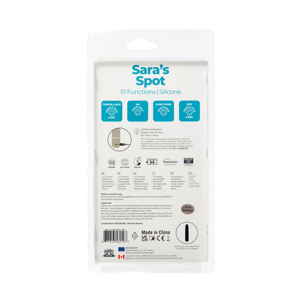 PowerBullet Sara’s Spot – Compact G-Spot Vibrator – Teal