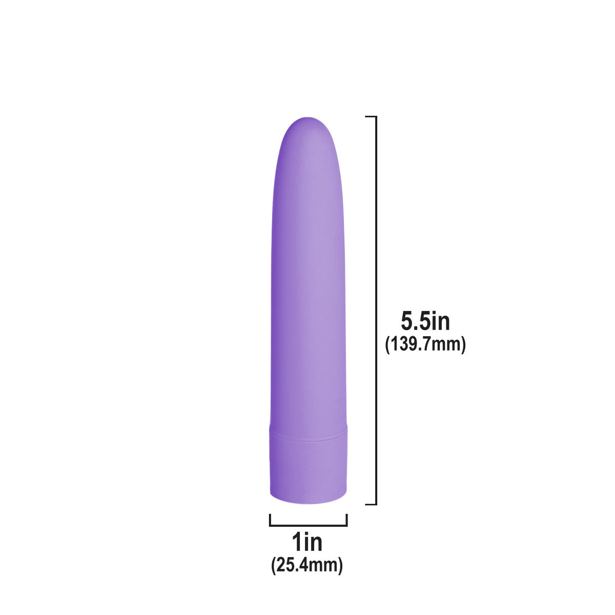 Eezy Pleezy – 5.5" Classic Vibrator – Purple