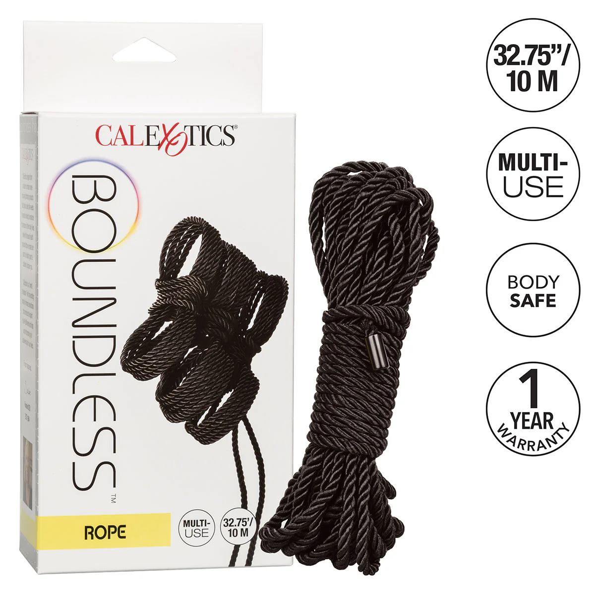 CalExotics Boundless Rope – Black – 10 Metres