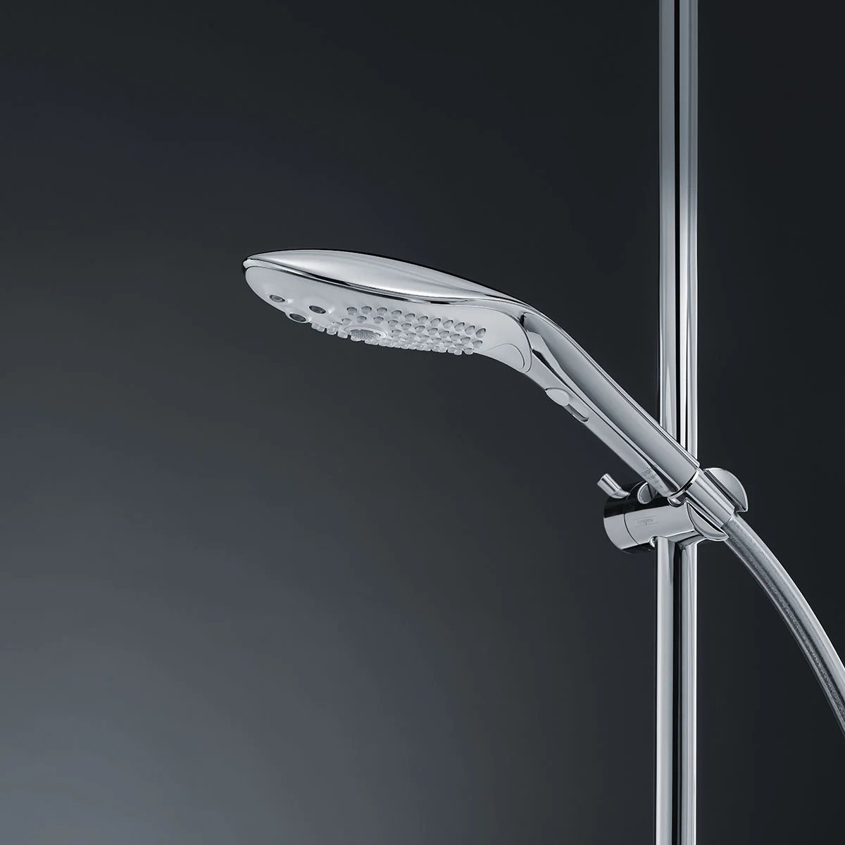 Womanizer® - Wave - Combined Shower Head & Water Massage Clitoral Stimulator - Chrome