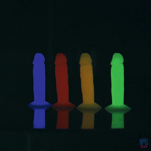 Addiction - Silly Willy – Glow in the Dark -  3.3” Silicone Dildo - 12 pcs