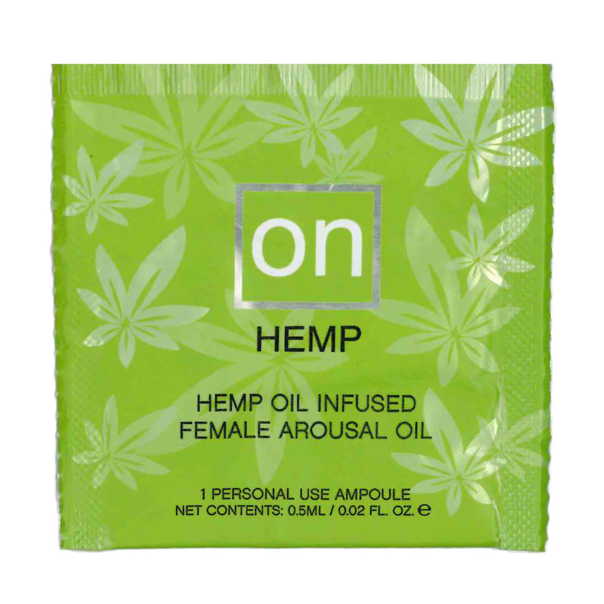 Sensuva – ON - Hemp Female Arousal Oil – Foil 0.5ml/0.002 fl oz.