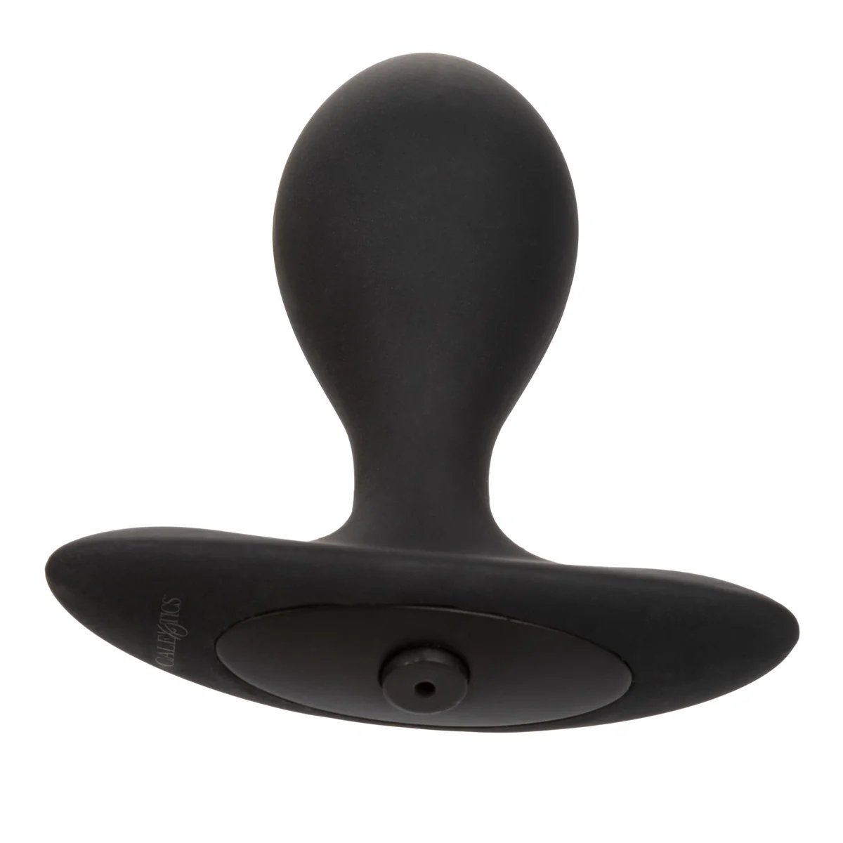CalExotics Weighted Silicone Inflatable Plug - Black