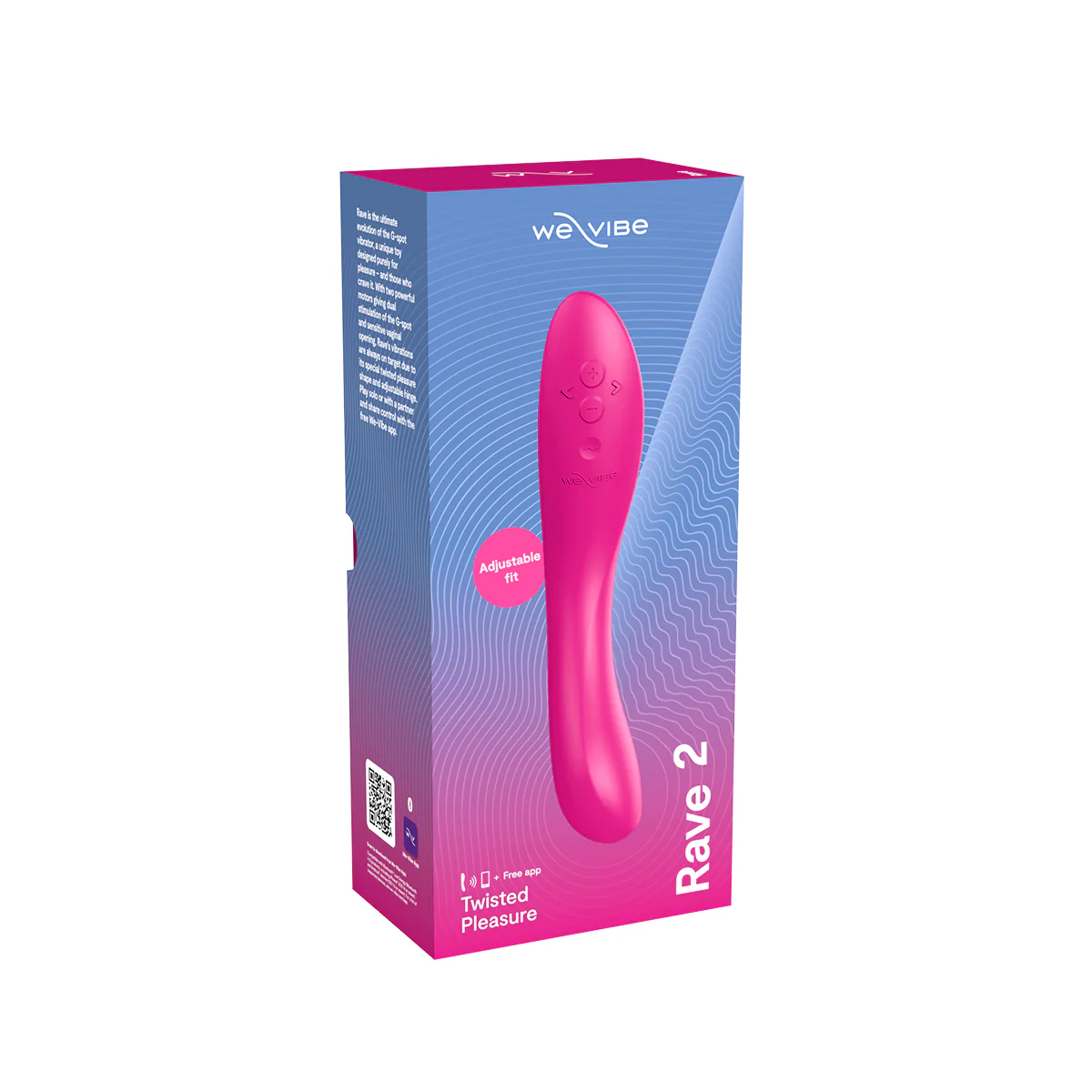 We-Vibe® - Rave 2 – Twisted Pleasure - G-Spot Vibrator – Fuchsia