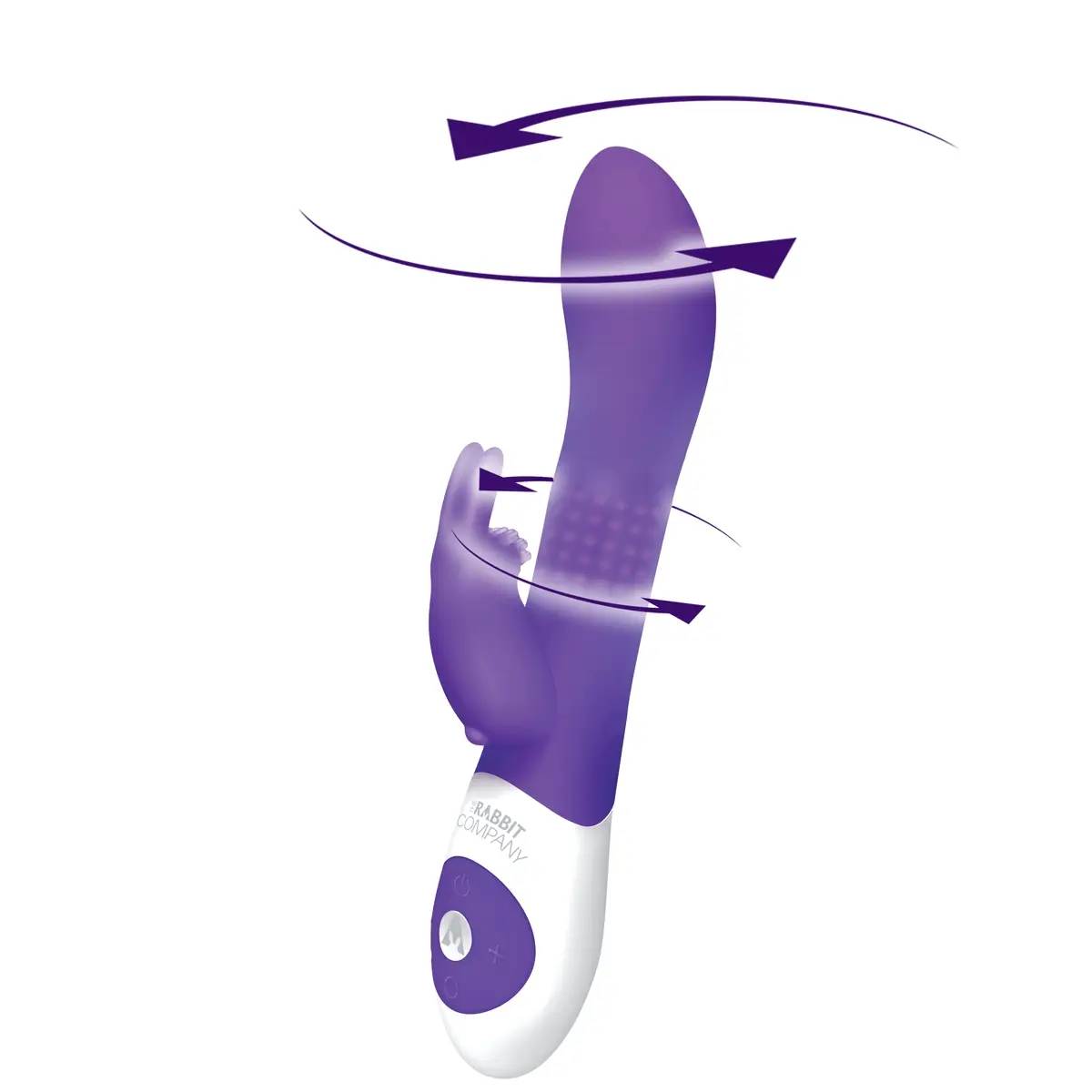The Rabbit Company Beaded Rabbit Vibrator - Purple