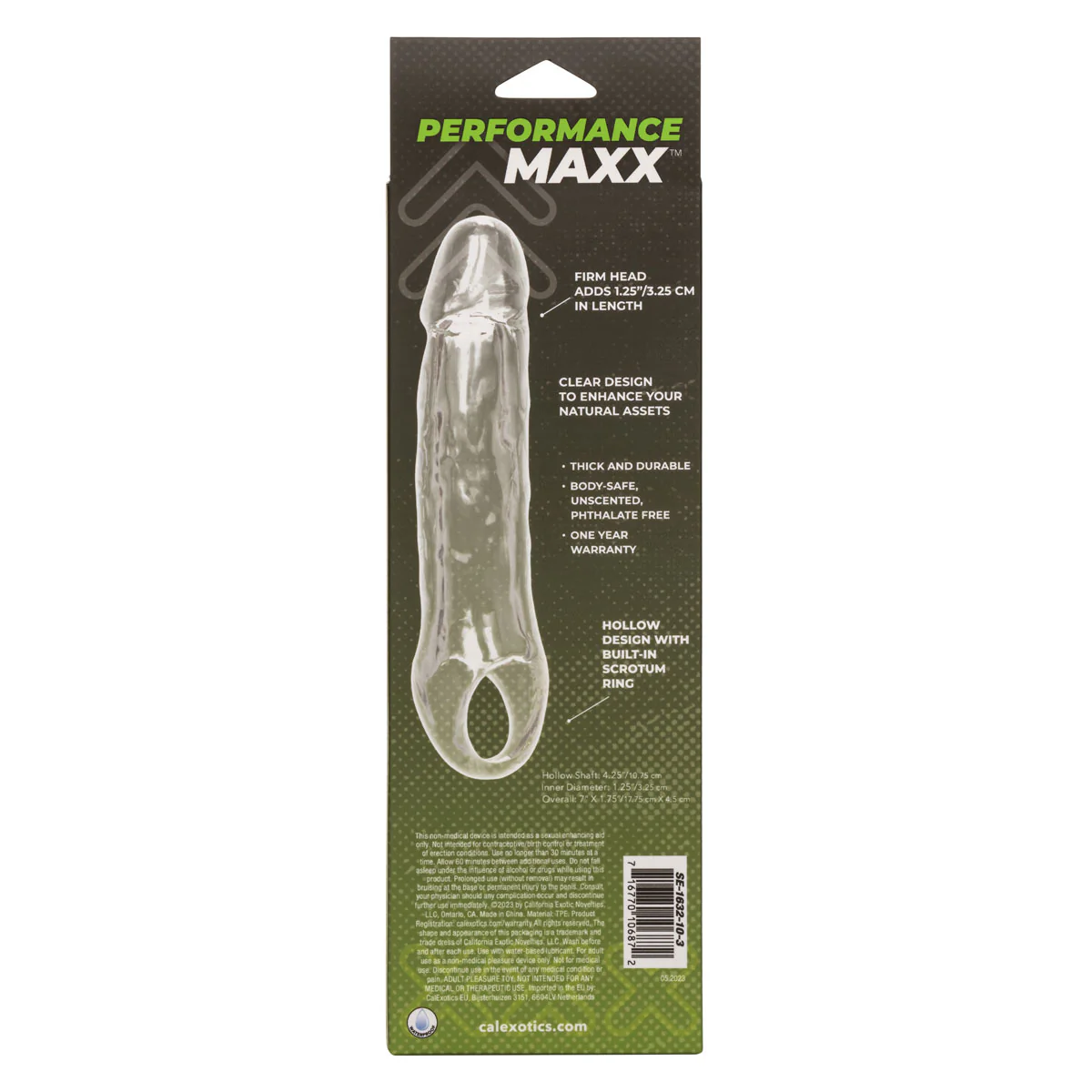 CaleXOtics – Performance Maxx – Clear Extension - 5.5”