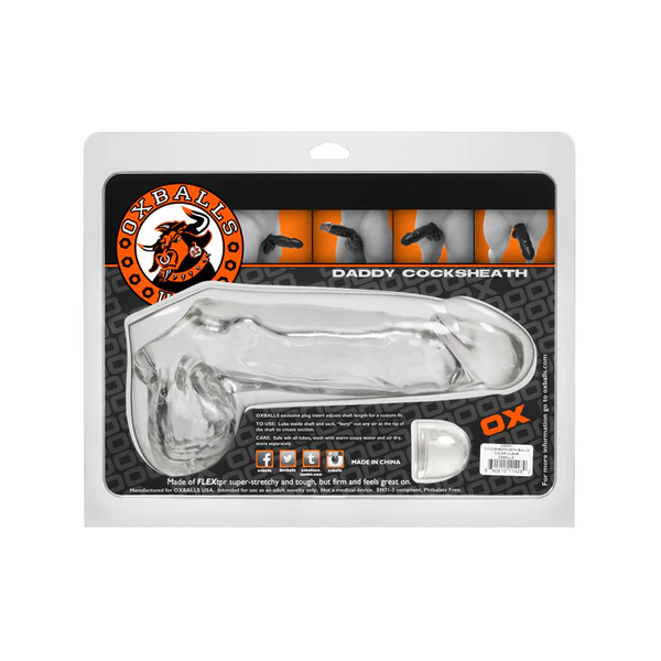 Oxballs Daddy Cocksheath – Clear