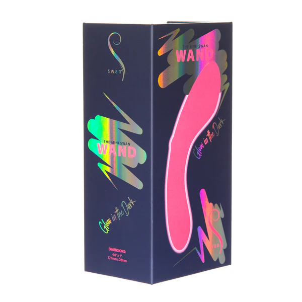 Swan® - The Mini Swan® Wand - Glow in the Dark - Pink