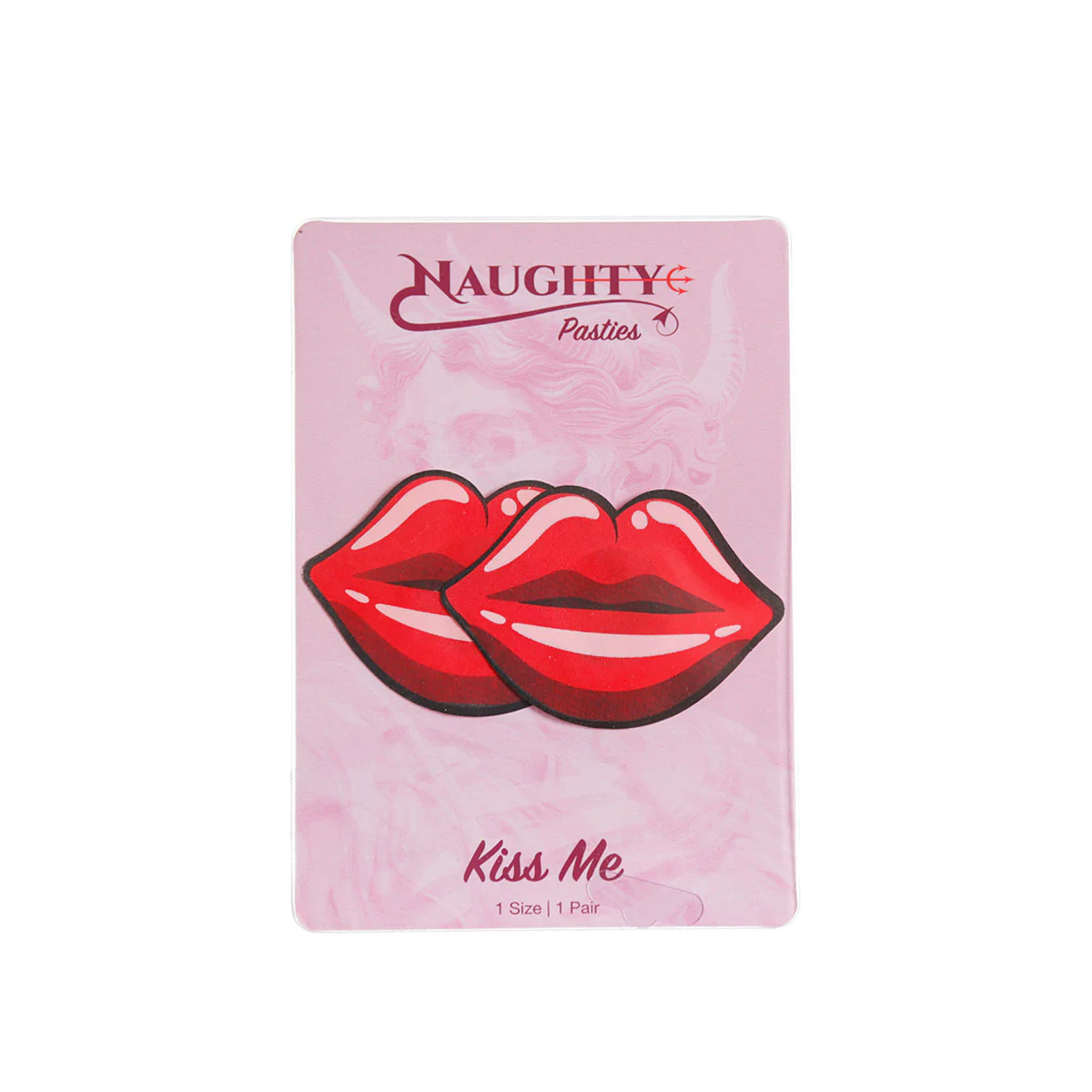 Naughty Glossy Kiss Me Nipple Pasties