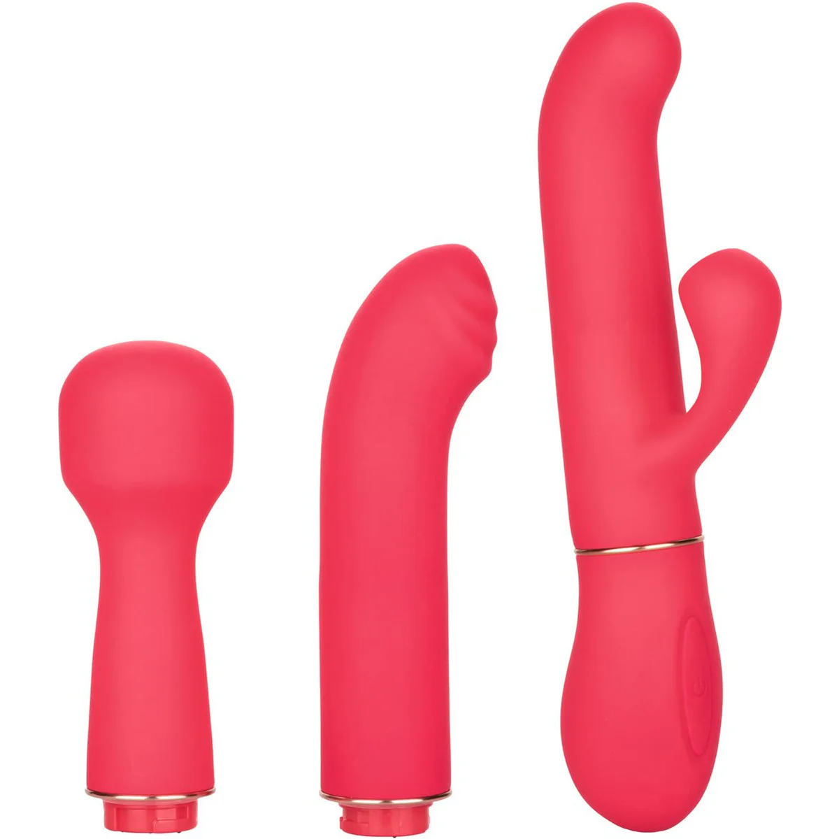 CalExotics In Touch Passion Trio Kit – Interchangeable Vibrator – Pink