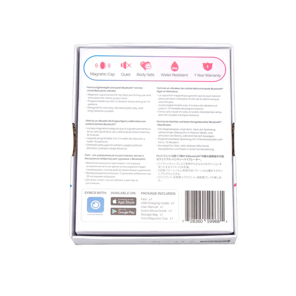 Lovense Ferri – Bluetooth Remote-Controlled Panty Vibrator – Pink