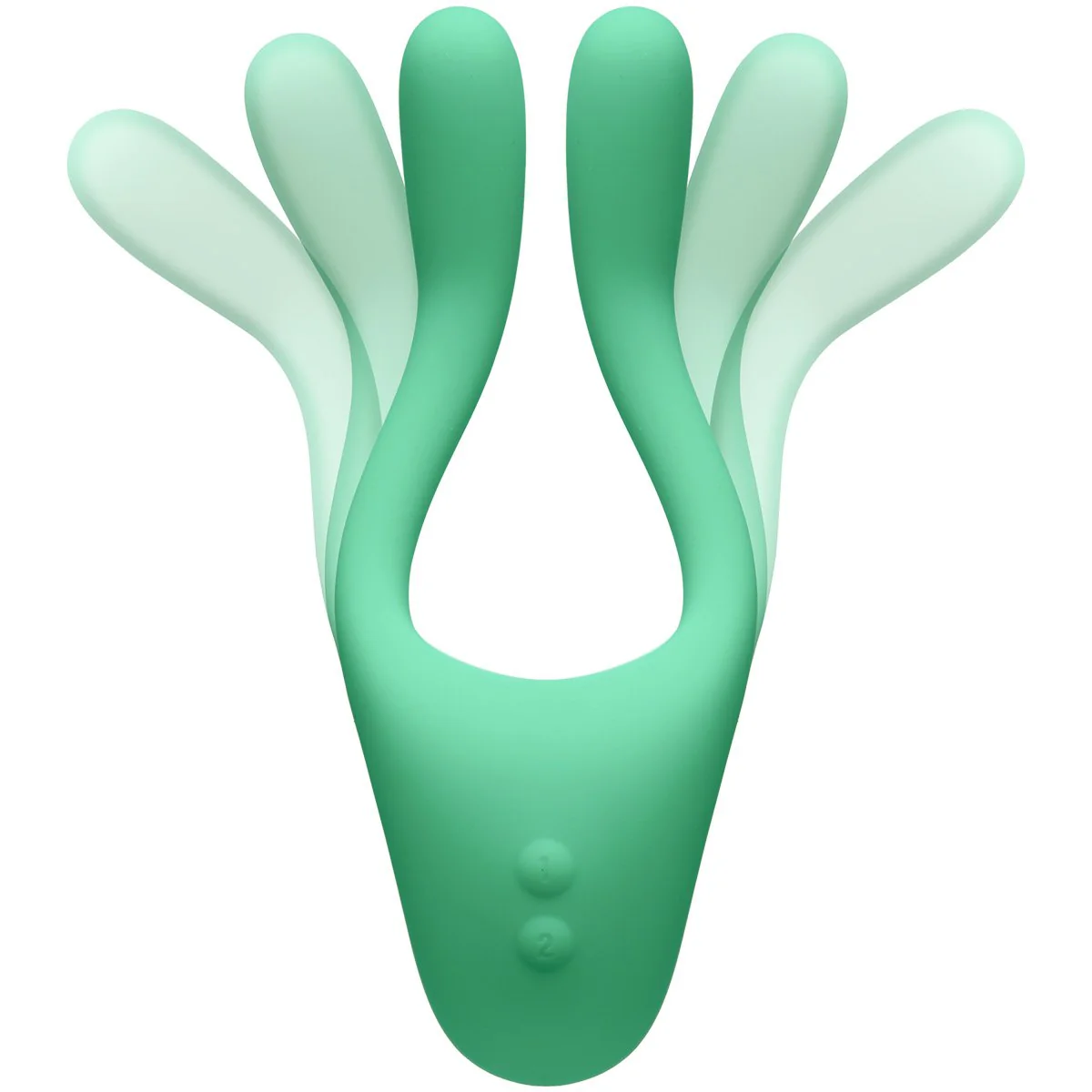 Doc Johnson Tryst V2 Bendable Multi Erogenous Zone Silicone Massager - Mint