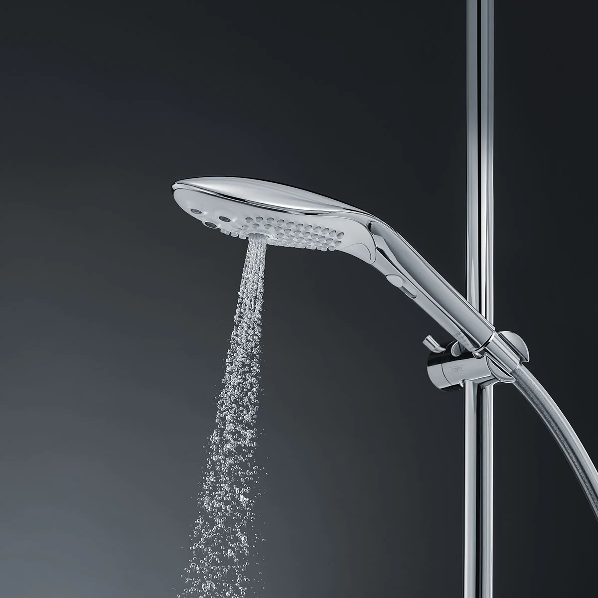 Womanizer® - Wave - Combined Shower Head & Water Massage Clitoral Stimulator - Chrome