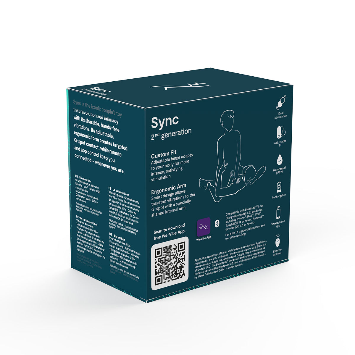 We-Vibe® - Sync Wearable Couples’ Vibrator 2nd  Generation - Green Velvet
