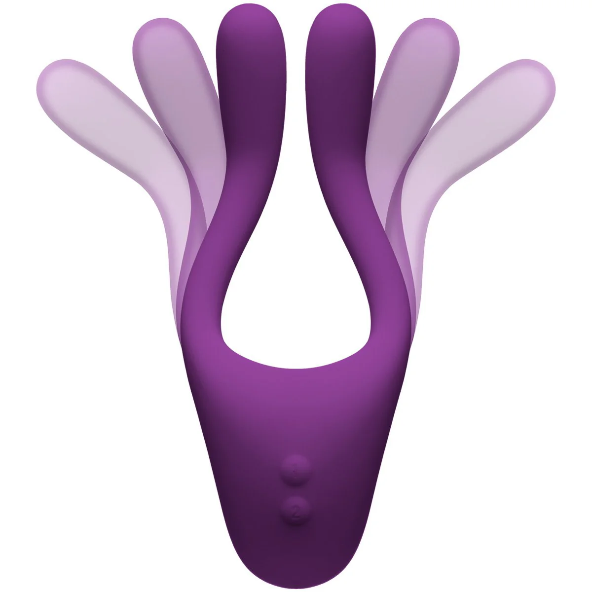 Doc Johnson Tryst V2 Bendable Multi Erogenous Zone Silicone Massager - Purple