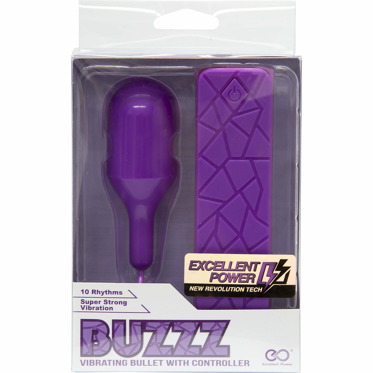 NMC Buzzz - Bullet Vibrator with Remote - 3.5" - Purple