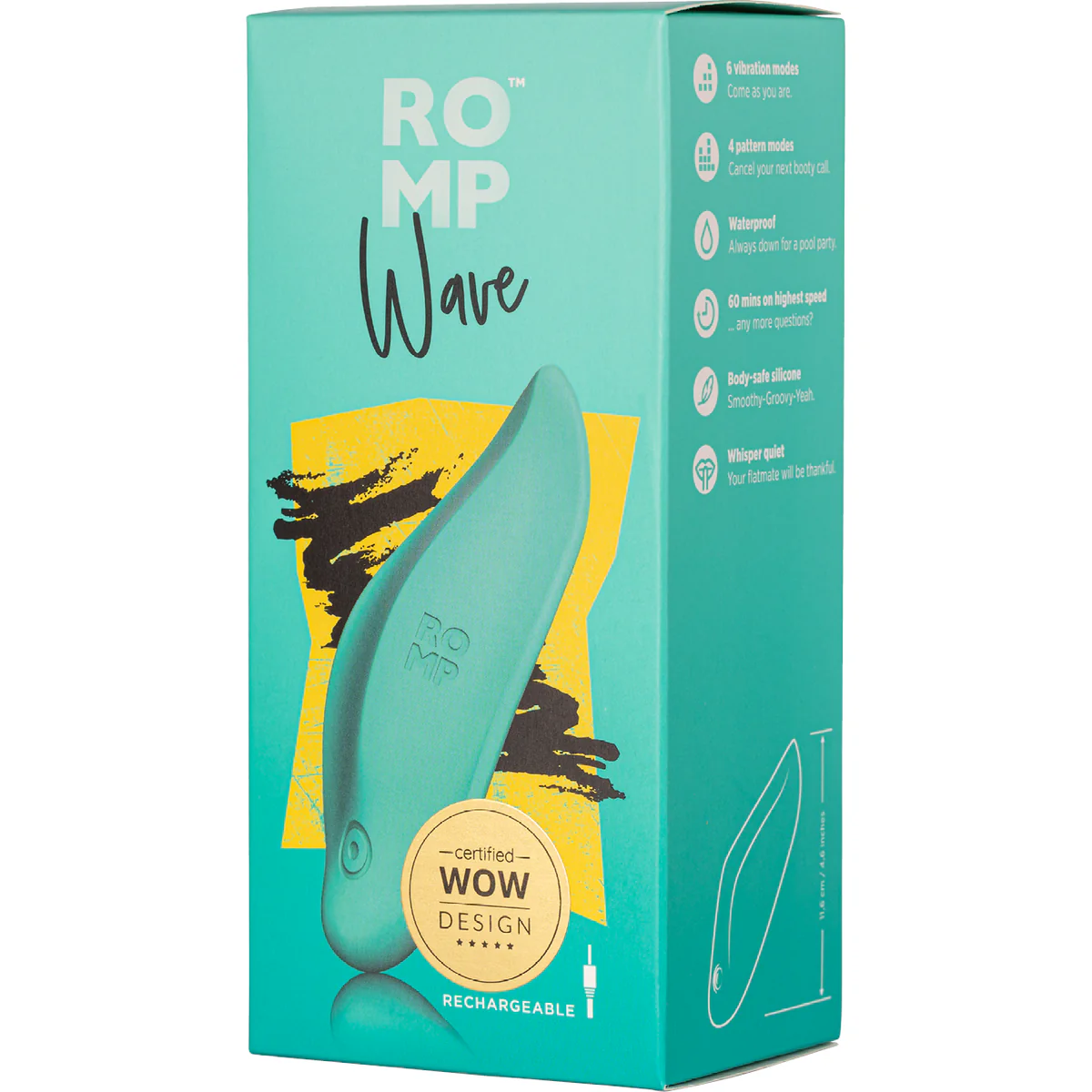 ROMP Wave – Clitoral Vibrator – Green
