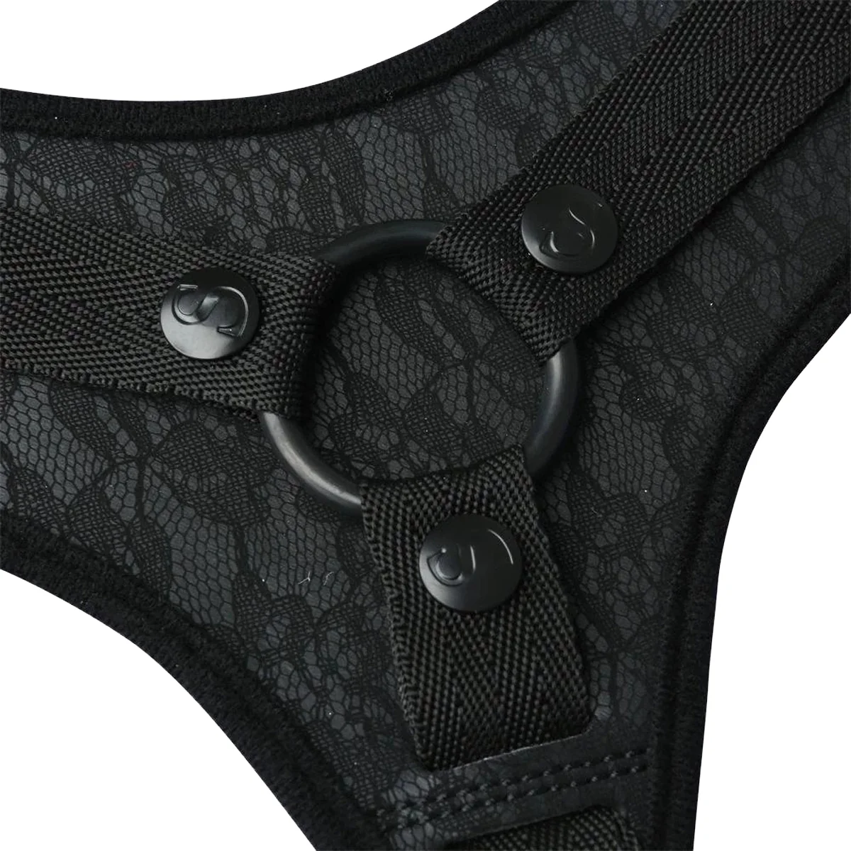 Sportsheets Sincerely - Lace Strap-On - Black
