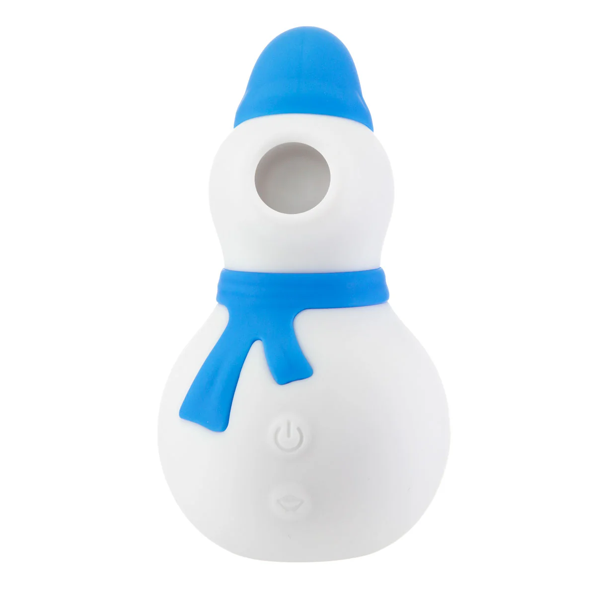 BMS Enterprises – Snowy Kiss – Clitoral Stimulator – Snowman (Blue & White)