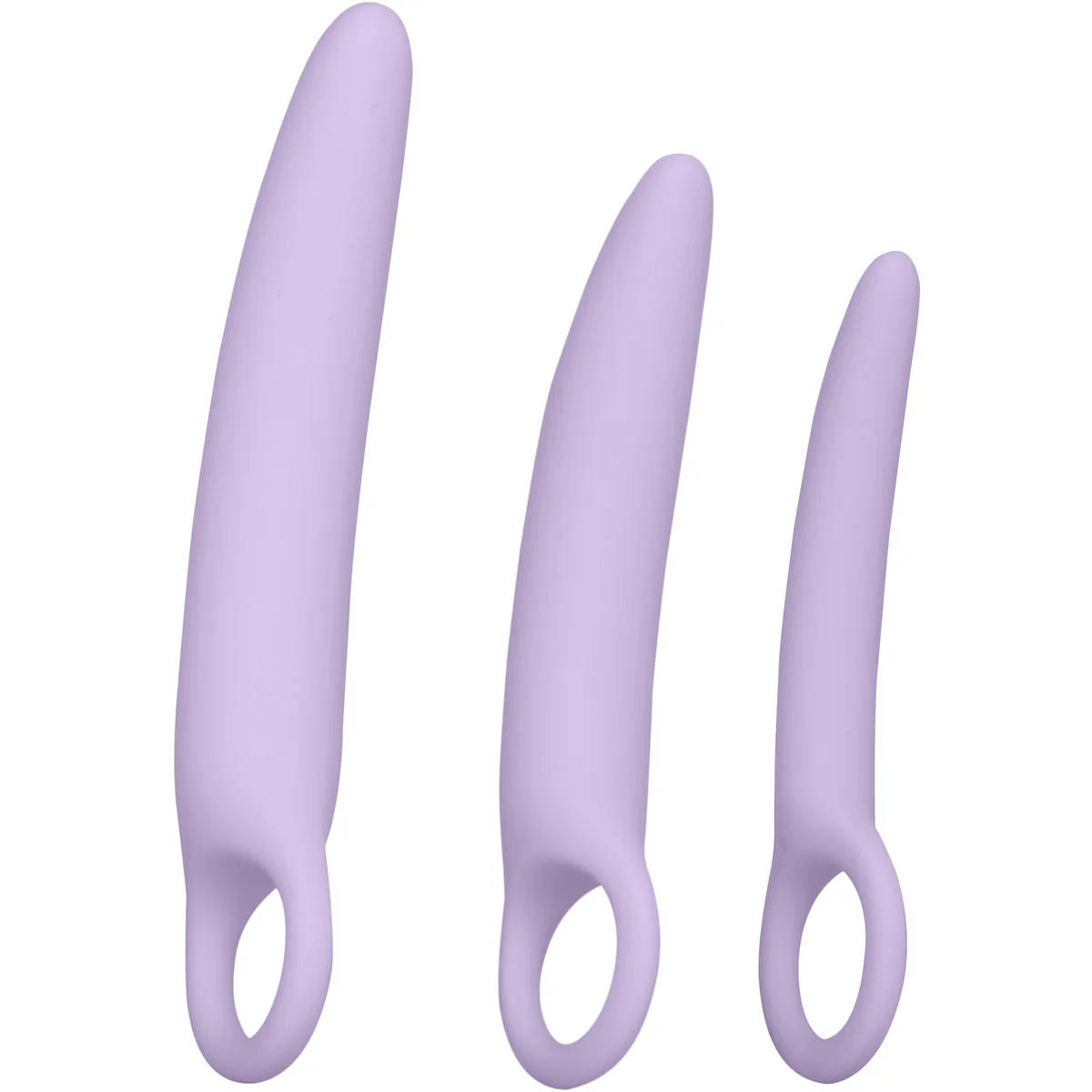 Cal Exotics® Dr. Laura Berman® Alena™ – Set of 3 Silicone Dilators – Purple