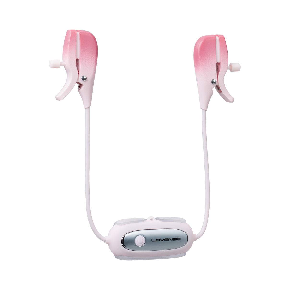 Lovense - Gemini - Bluetooth® Vibrating Nipple Clamps – Pink