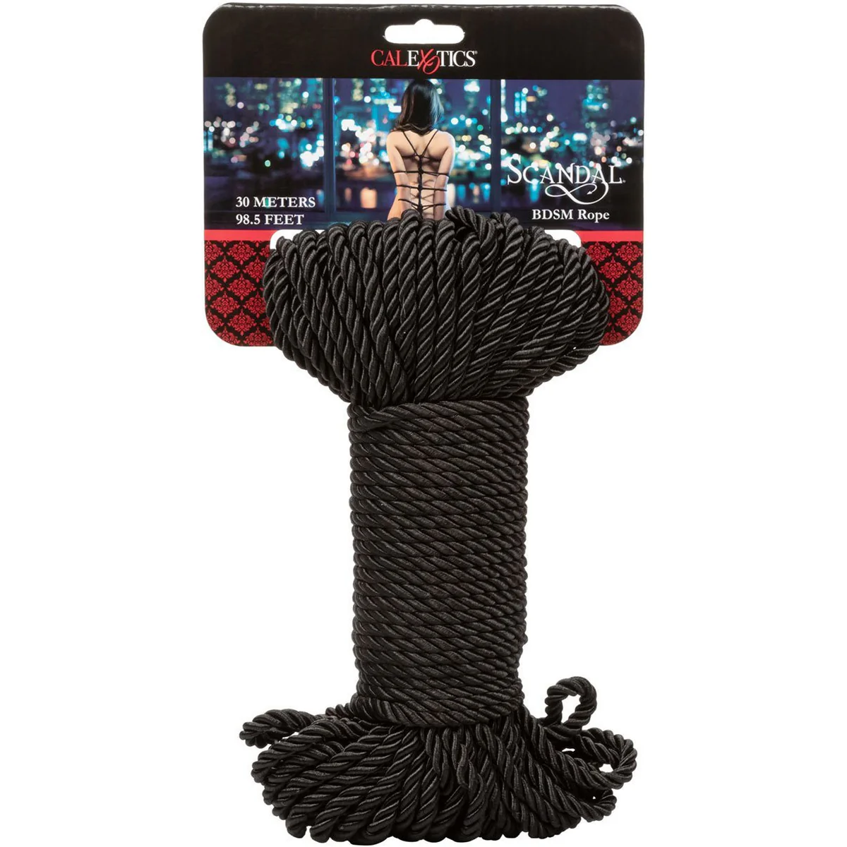 CalExotics Scandal BDSM Rope – Black – 30 Meters