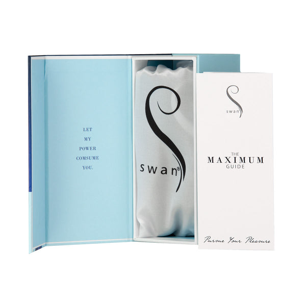 Swan® - Maximum Bullet Vibrator + Silicone Comfy Cuff – Blue
