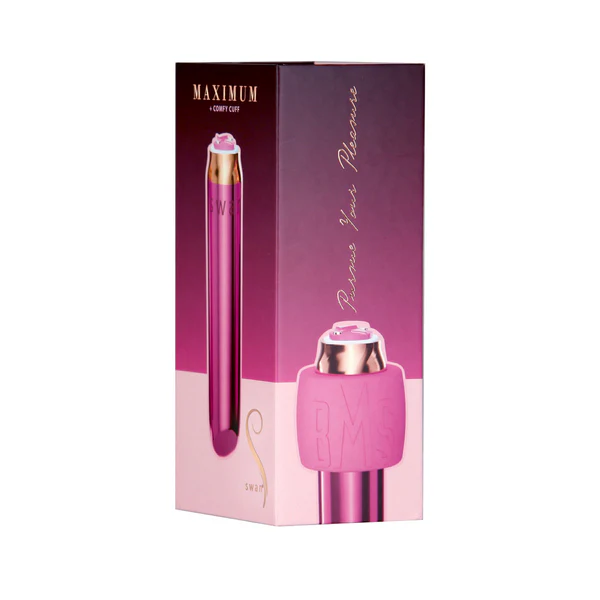 Swan® - Maximum Bullet Vibrator + Silicone Comfy Cuff – Pink