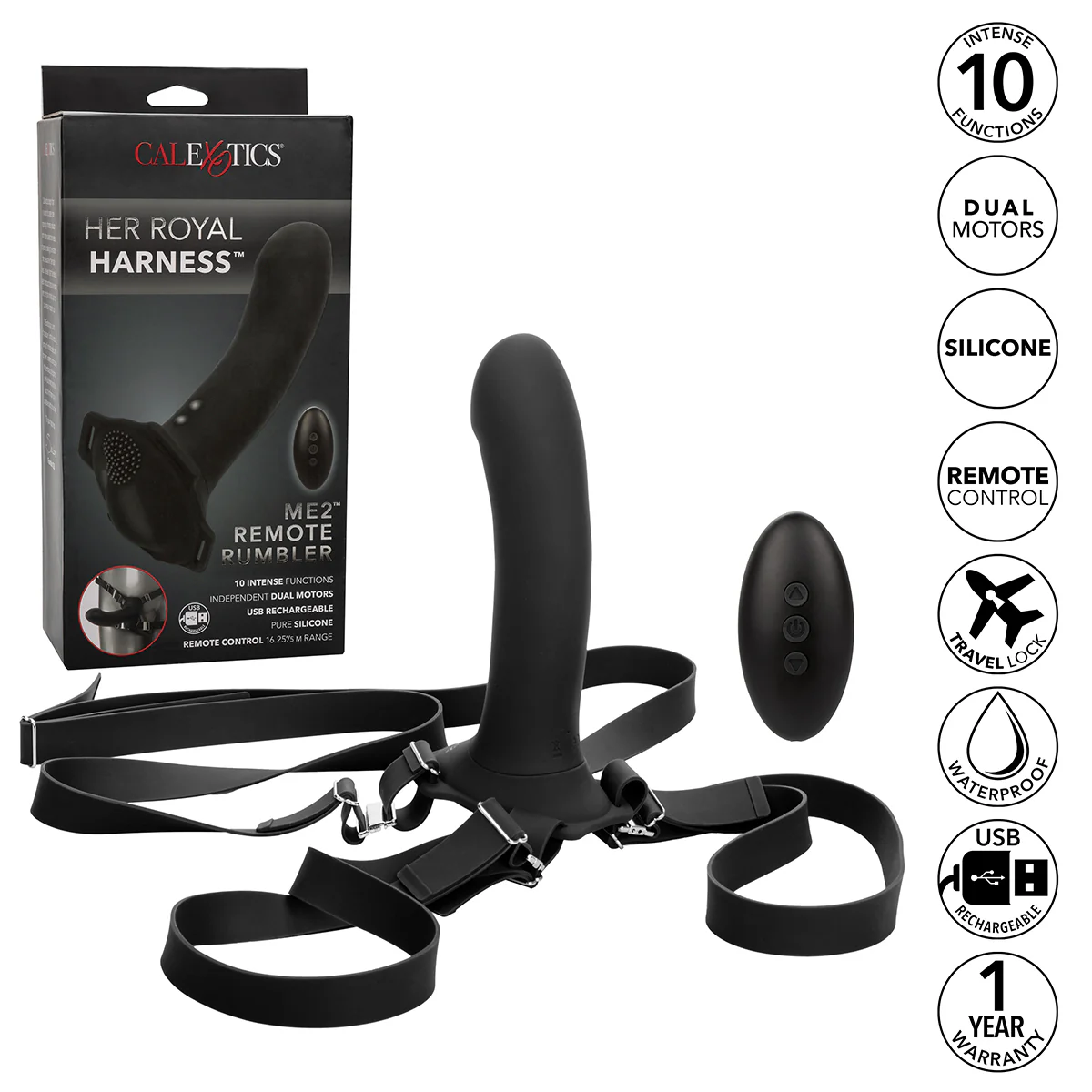 Calexotics - Her Royal Harness Me2 Remote Rumbler
