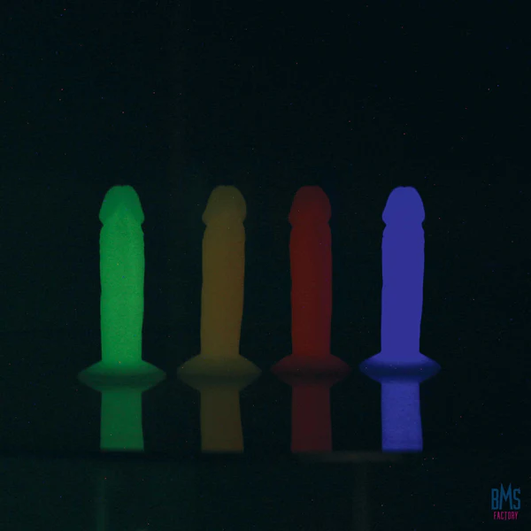 Addiction - Silly Willy – Glow in the Dark -  3.3” Silicone Dildo - 12 pcs