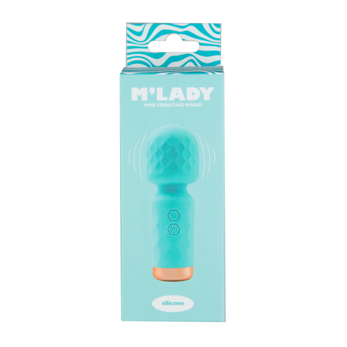 M’Lady – Mini Vibrating Wand – Teal