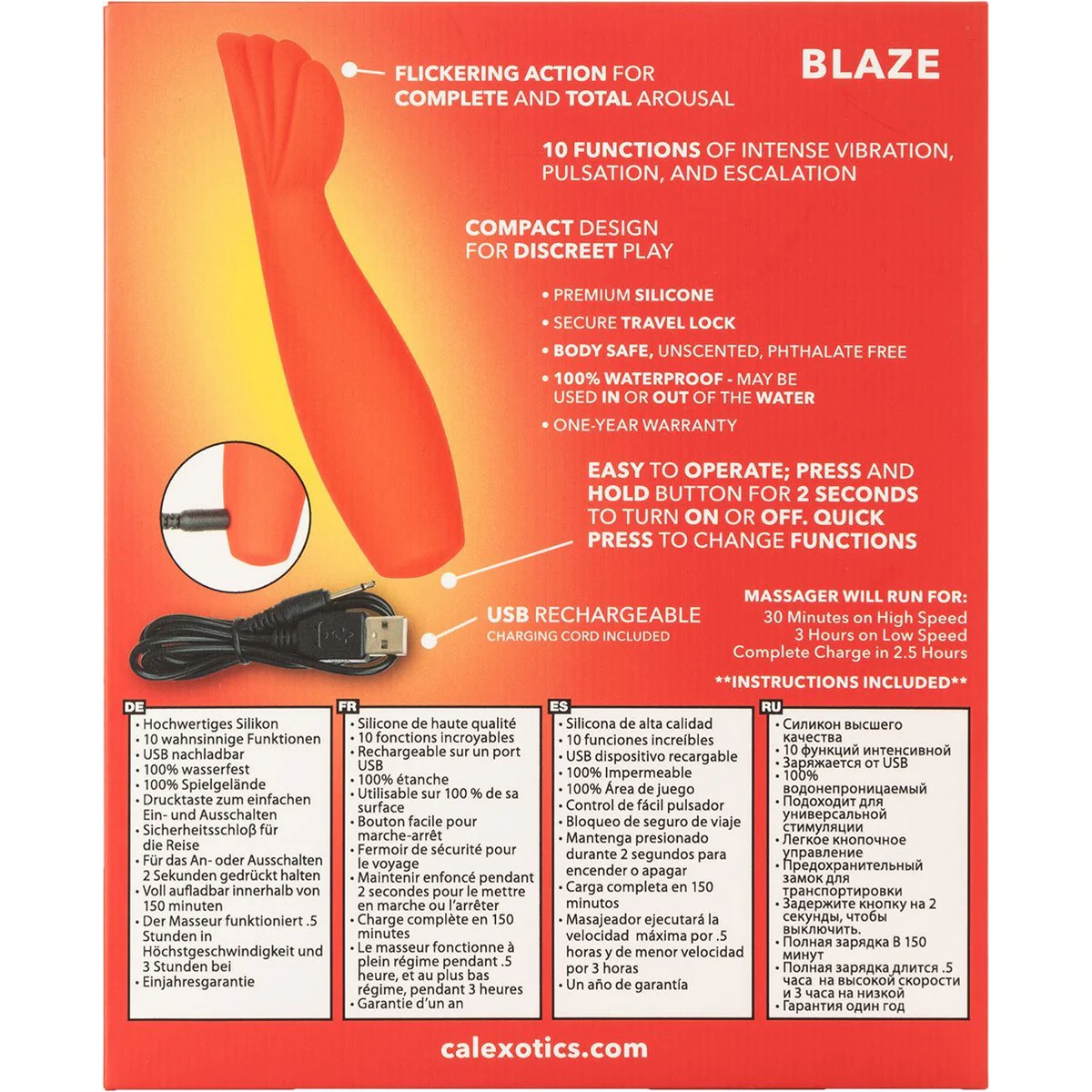 CalExotics Red Hot - Blaze