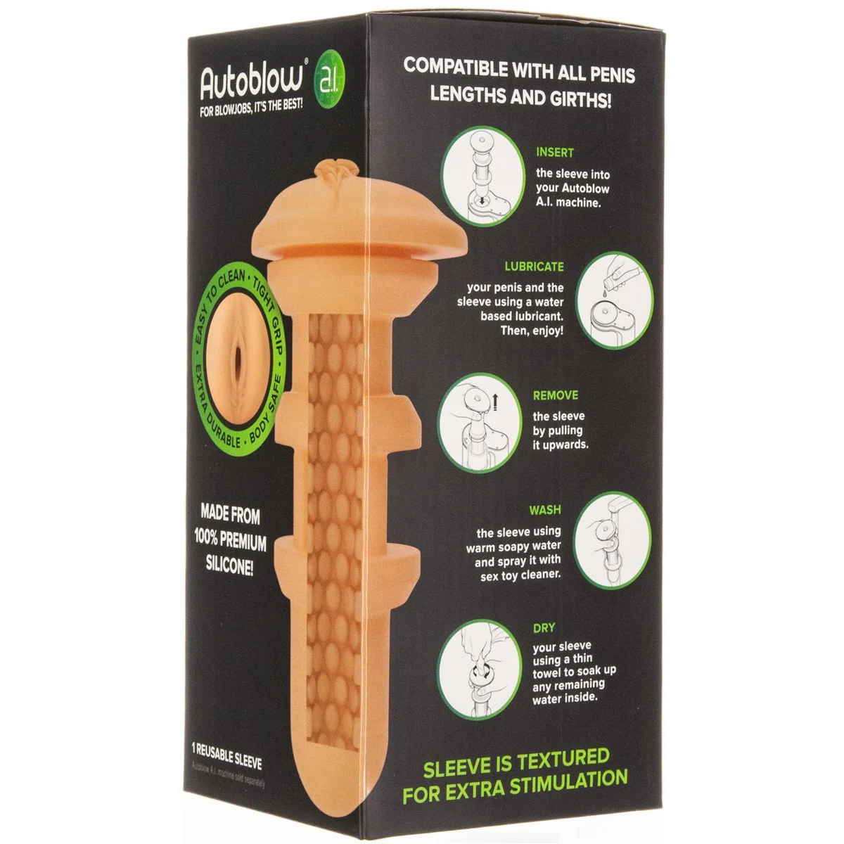 Autoblow A.I. – Reusable Sleeve – Vagina