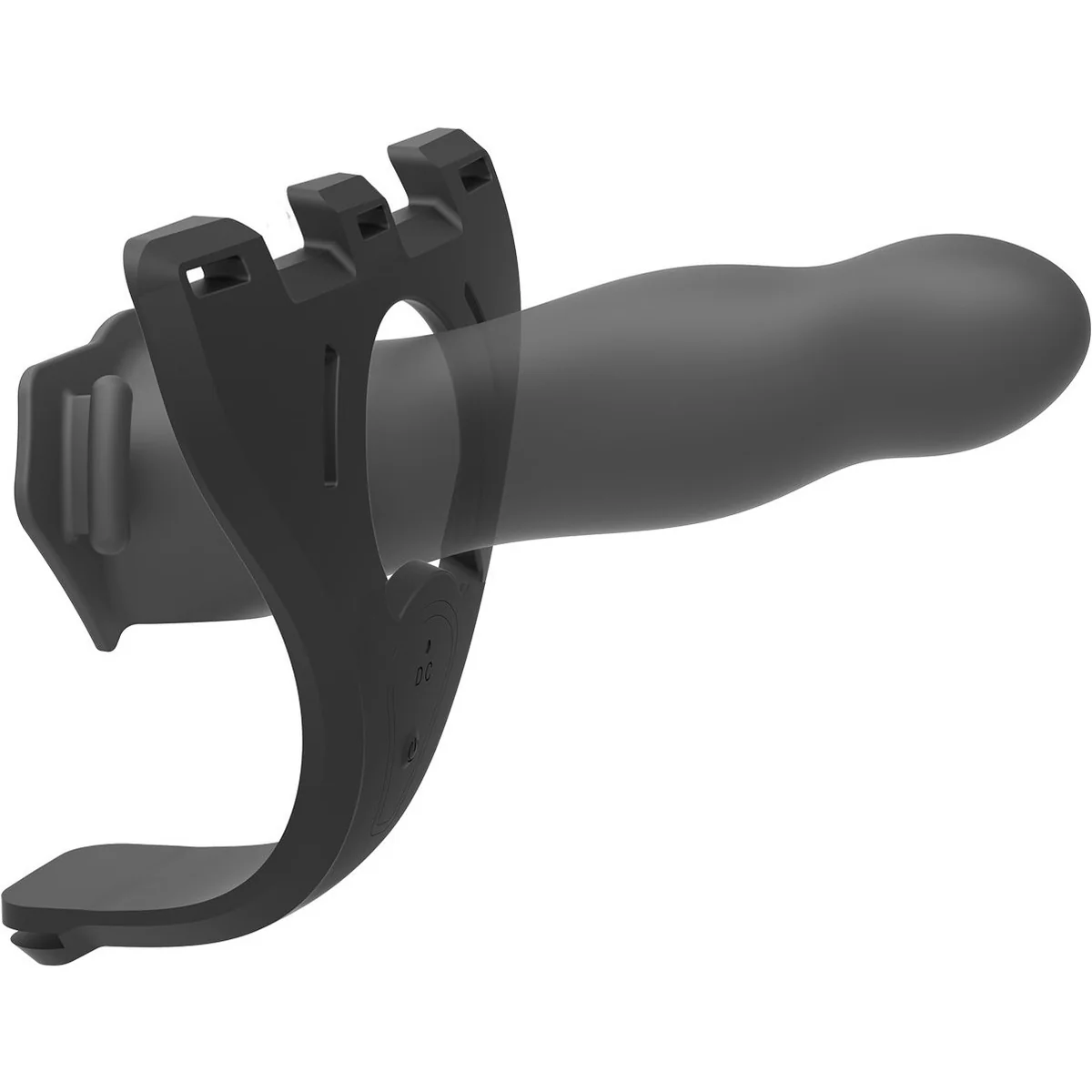Doc Johnson Body Extensions – Be Naughty 4 Piece Strap-On Set with Vibrating Harness