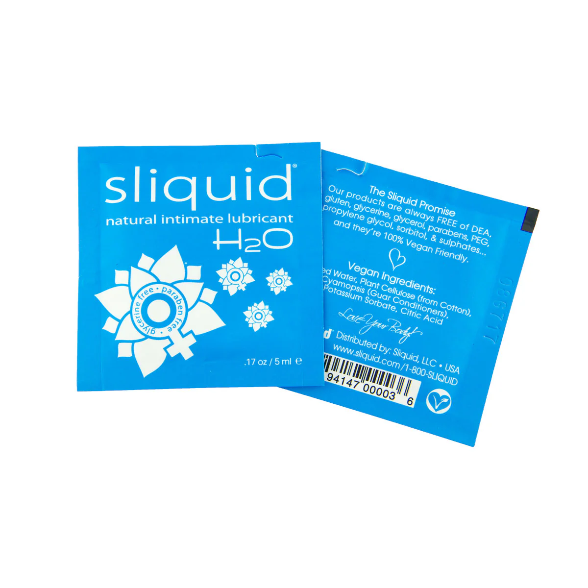 Sliquid® H2O – Natural Intimate Lubricant – 0.17 oz / 5 ml