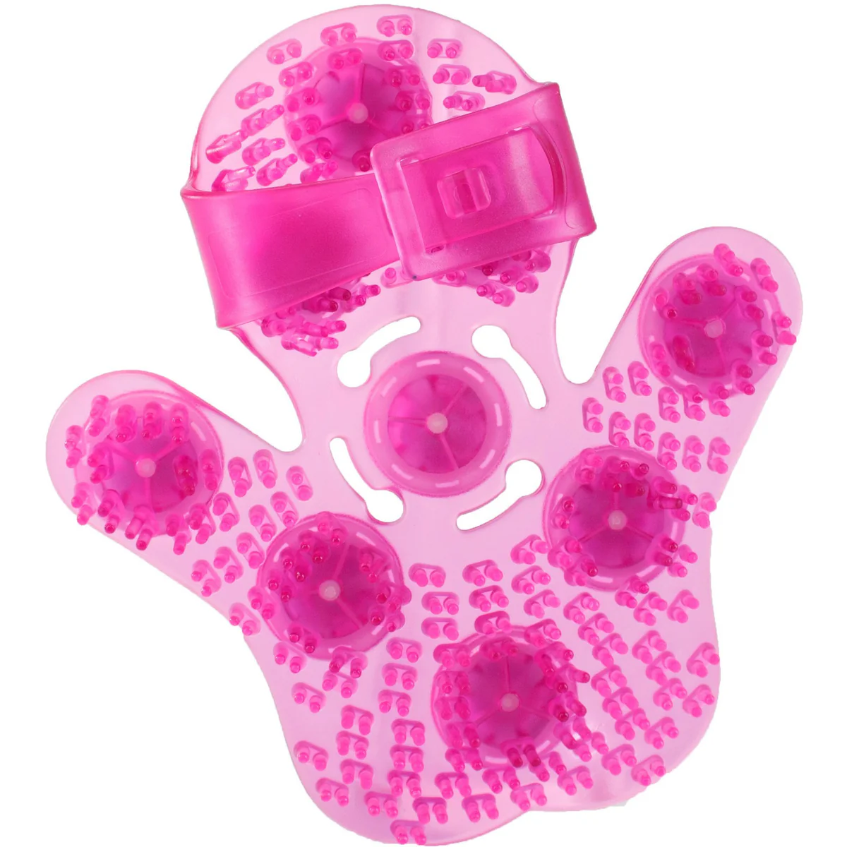 Simple and True Roller Balls Massage Glove - Pink