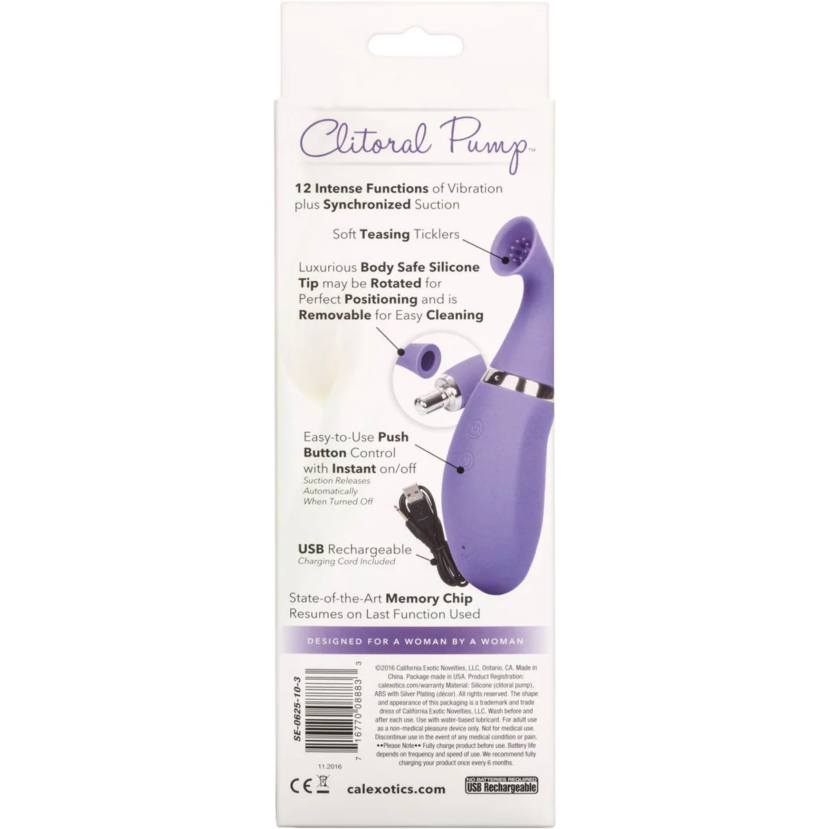 CalExotics Rechargeable Clitoral Pump