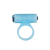 PowerBullet – Cosmic Ring – Vibrating Cock Ring – Glow-in-the-Dark Blue