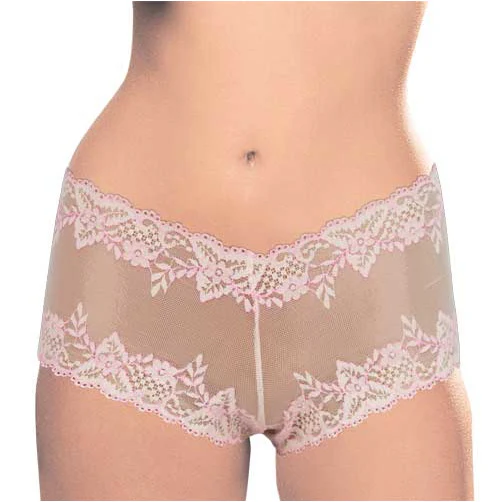 Boy Leg Panty - Assorted White - Small