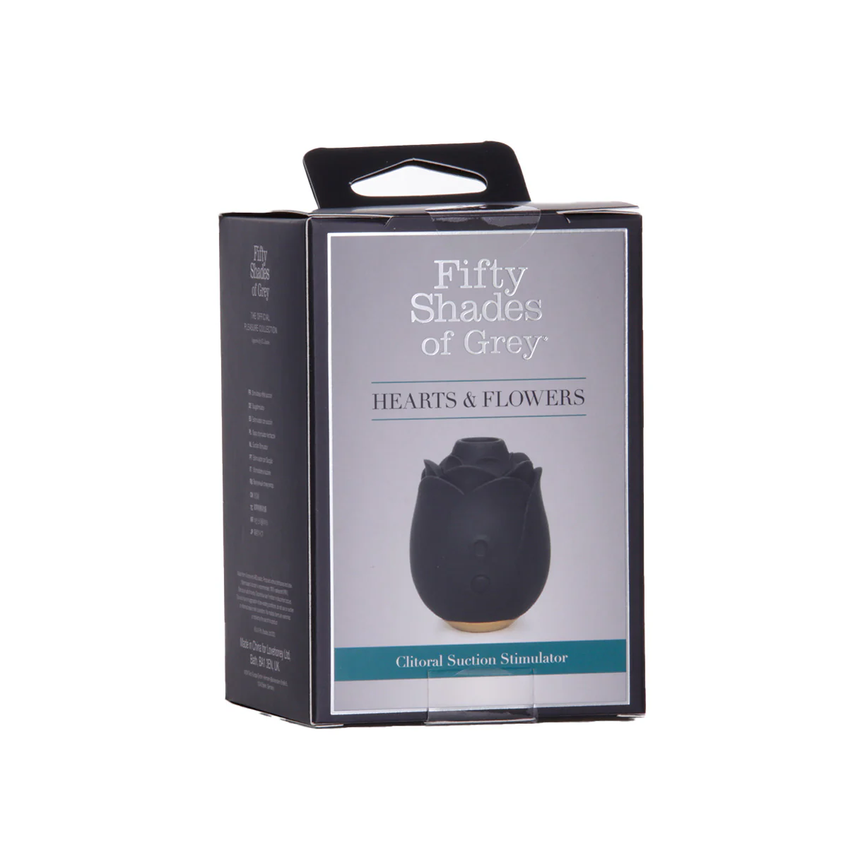 Fifty Shades of Grey Hearts & Flowers - Black