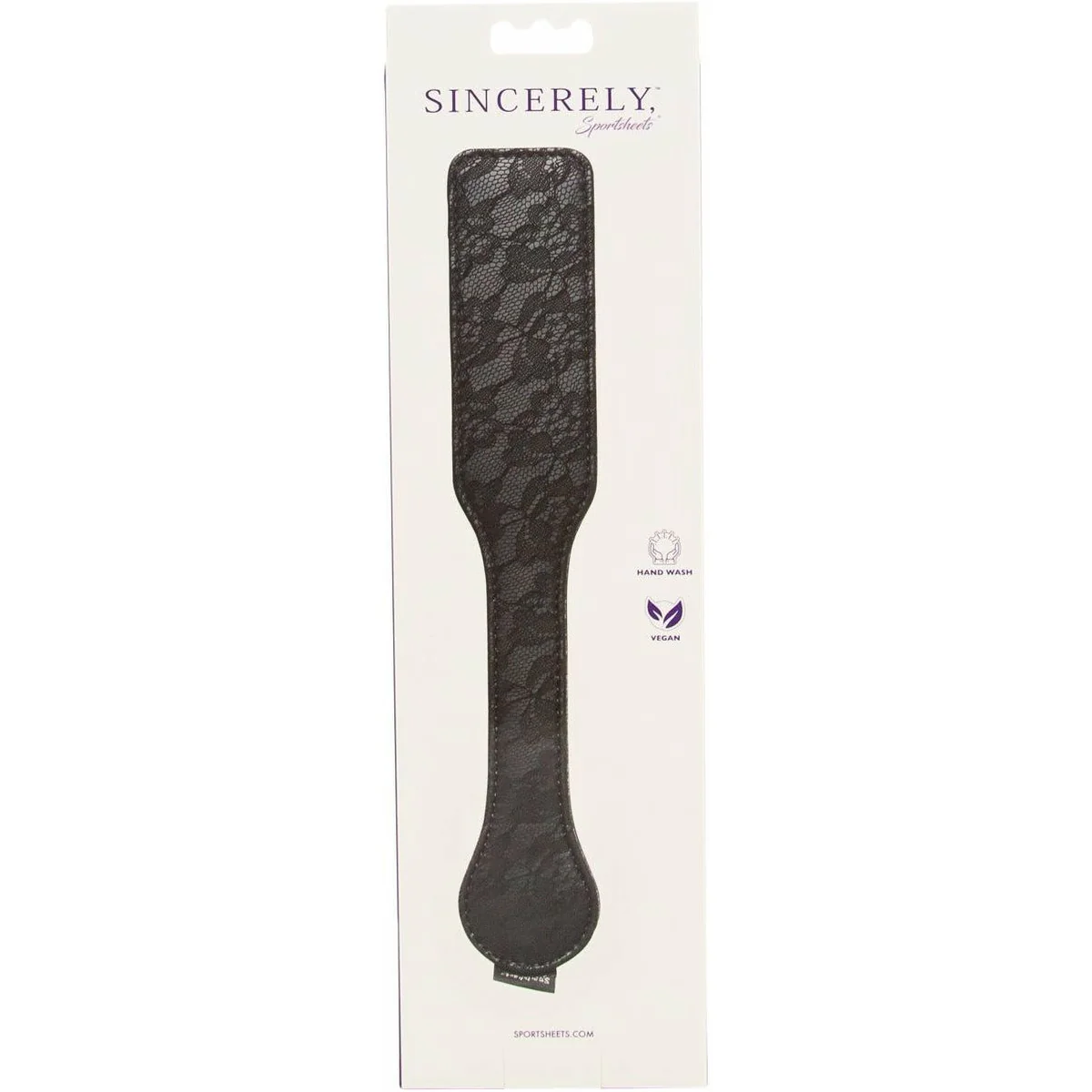 Sportsheets Sincerely - Lace Paddle - Black