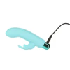 PowerBullet - Alice’s Bunny – Rechargeable Bullet with Removable Rabbit Sleeve – Teal