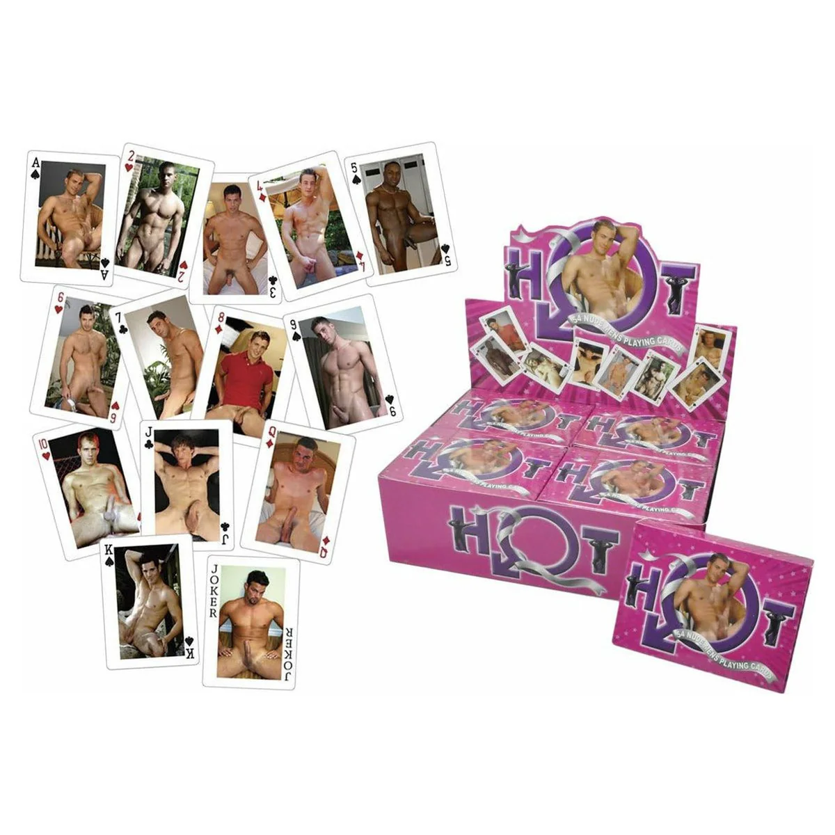 Hot Nude Men Playing Cards