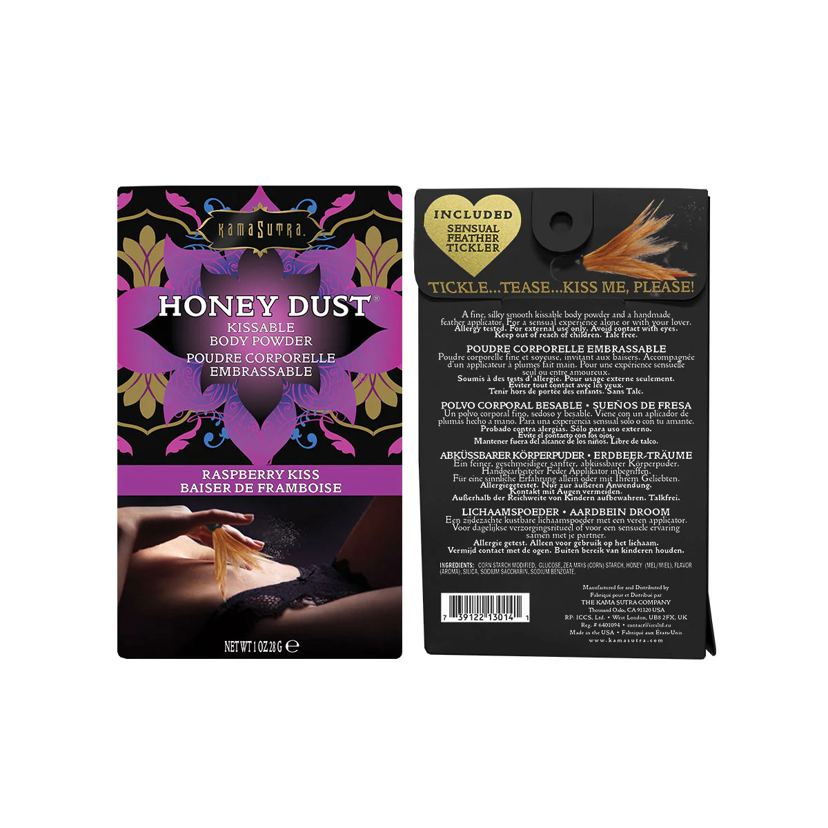 Kama Sutra Honey Dust – Raspberry Kiss – 1 oz